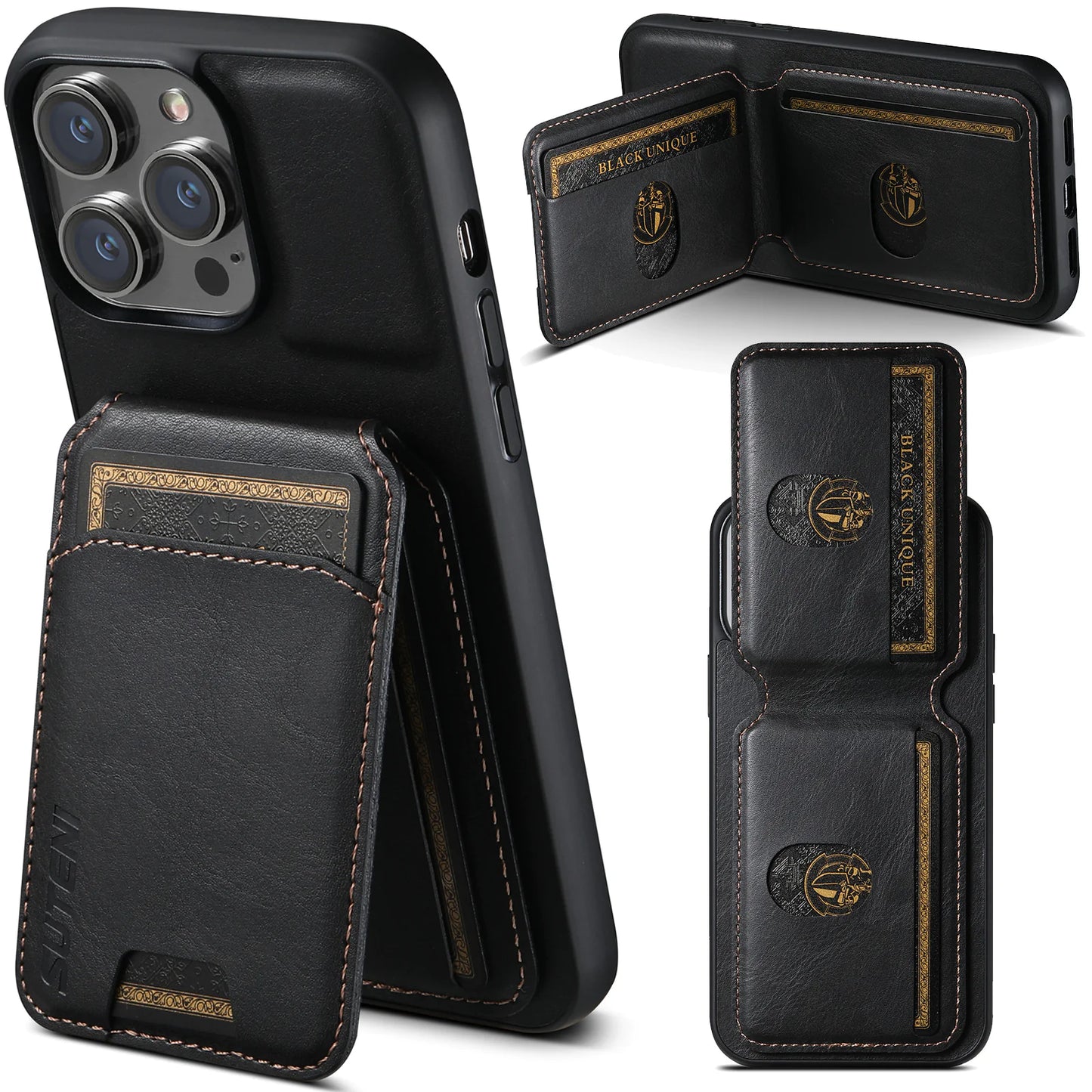 CardGuard Leather Phone Case Funda de cuero para teléfono CardGuard