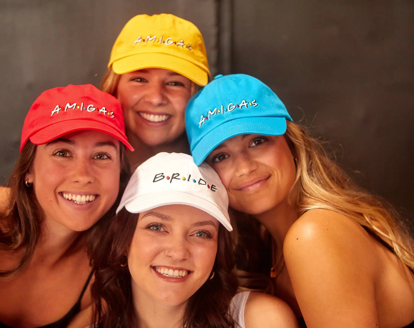 AMIGOS - Novia | Amigas - ¡Gorras para despedida de soltera!