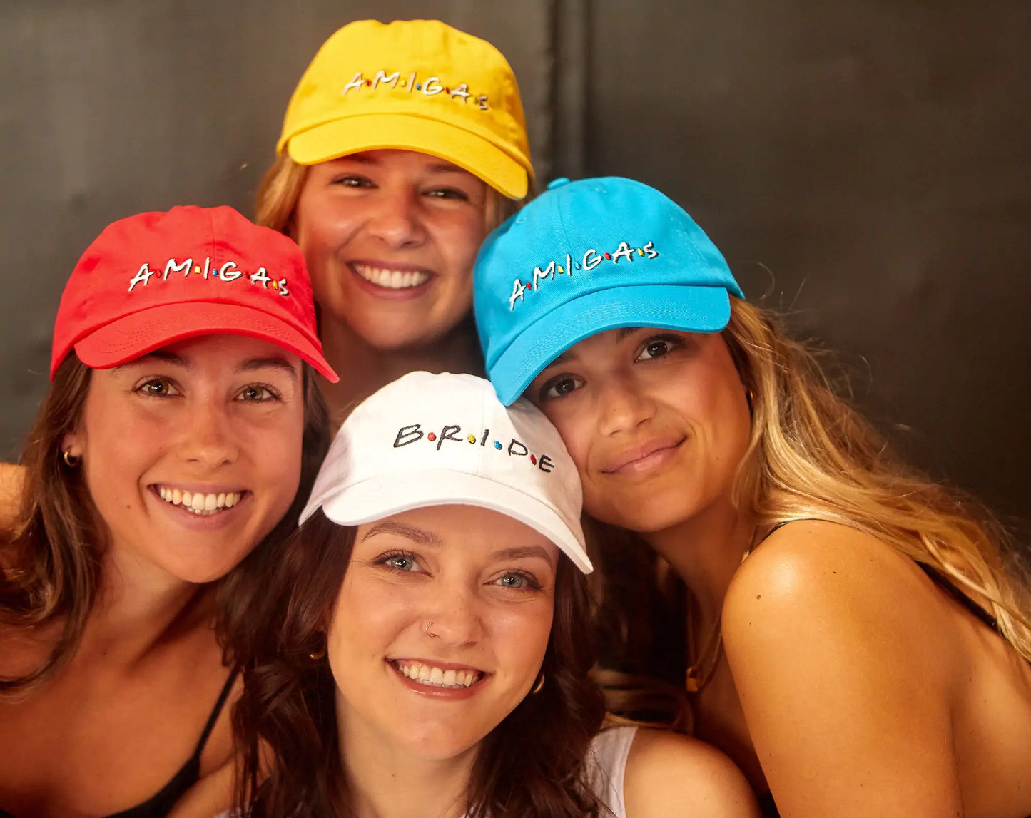 AMIGOS - Novia | Amigas - ¡Gorras para despedida de soltera!