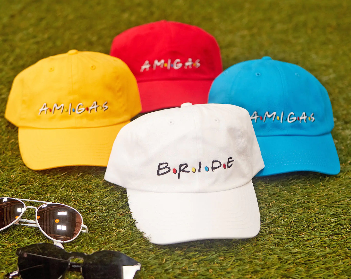 AMIGOS - Novia | Amigas - ¡Gorras para despedida de soltera!