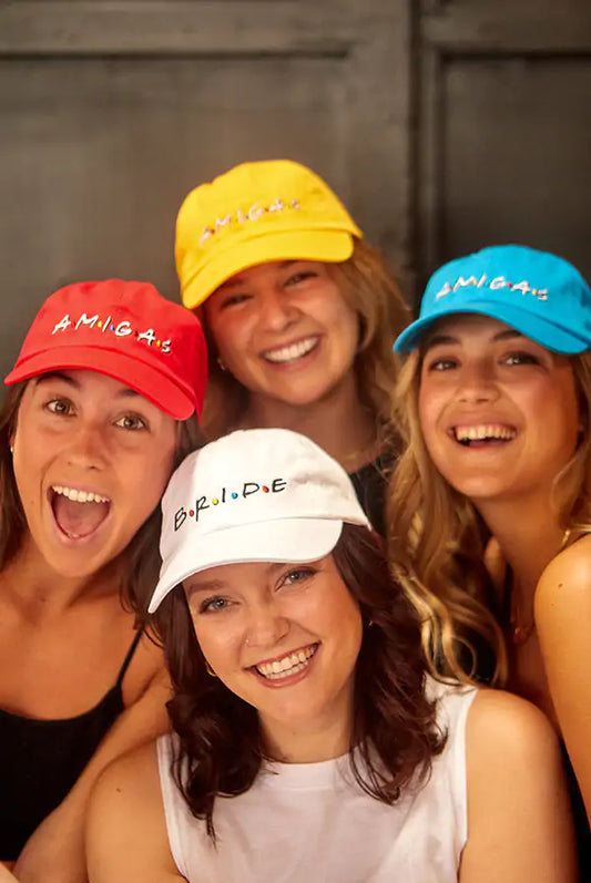 AMIGOS - Novia | Amigas - ¡Gorras para despedida de soltera!