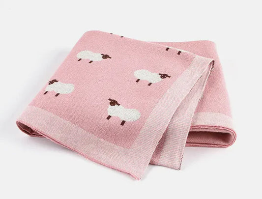 Manta de piel de oveja para bebé y funda cortavientos